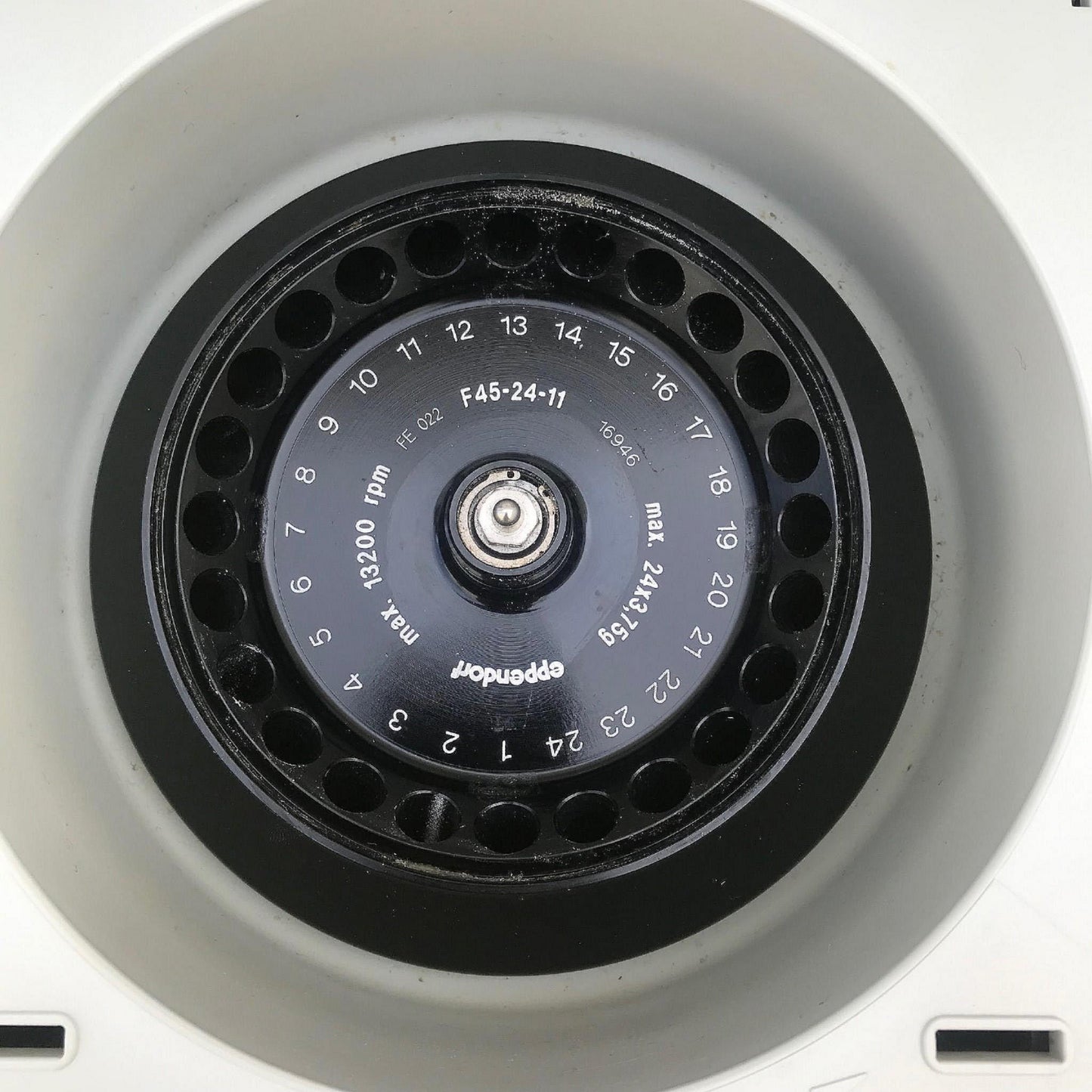 EPPENDORF 5415D & F45-24-11 ROTOR w LID WATCH VIDEO FREE SHIP