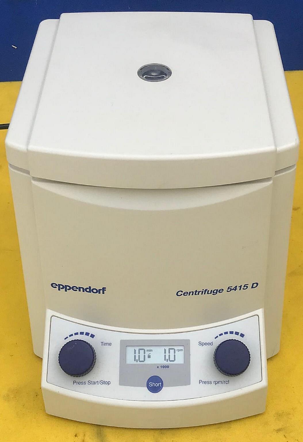 EPPENDORF 5415D & F45-24-11 ROTOR w LID WATCH VIDEO FREE SHIP