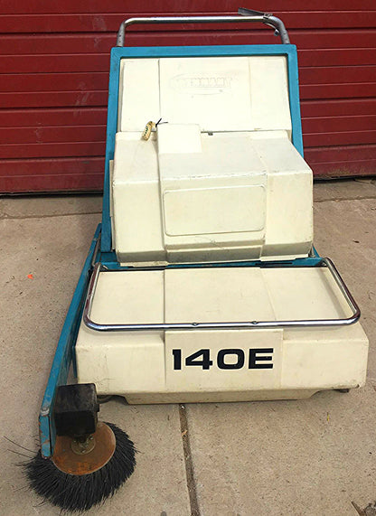 TENNANT 140-E NOBLES SCOUT 37B WALK BEHIND AUTO POWER SWEEPER WATCHVIDEOFREESHIP