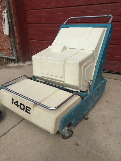 TENNANT 140-E NOBLES SCOUT 37B WALK BEHIND AUTO POWER SWEEPER WATCHVIDEOFREESHIP