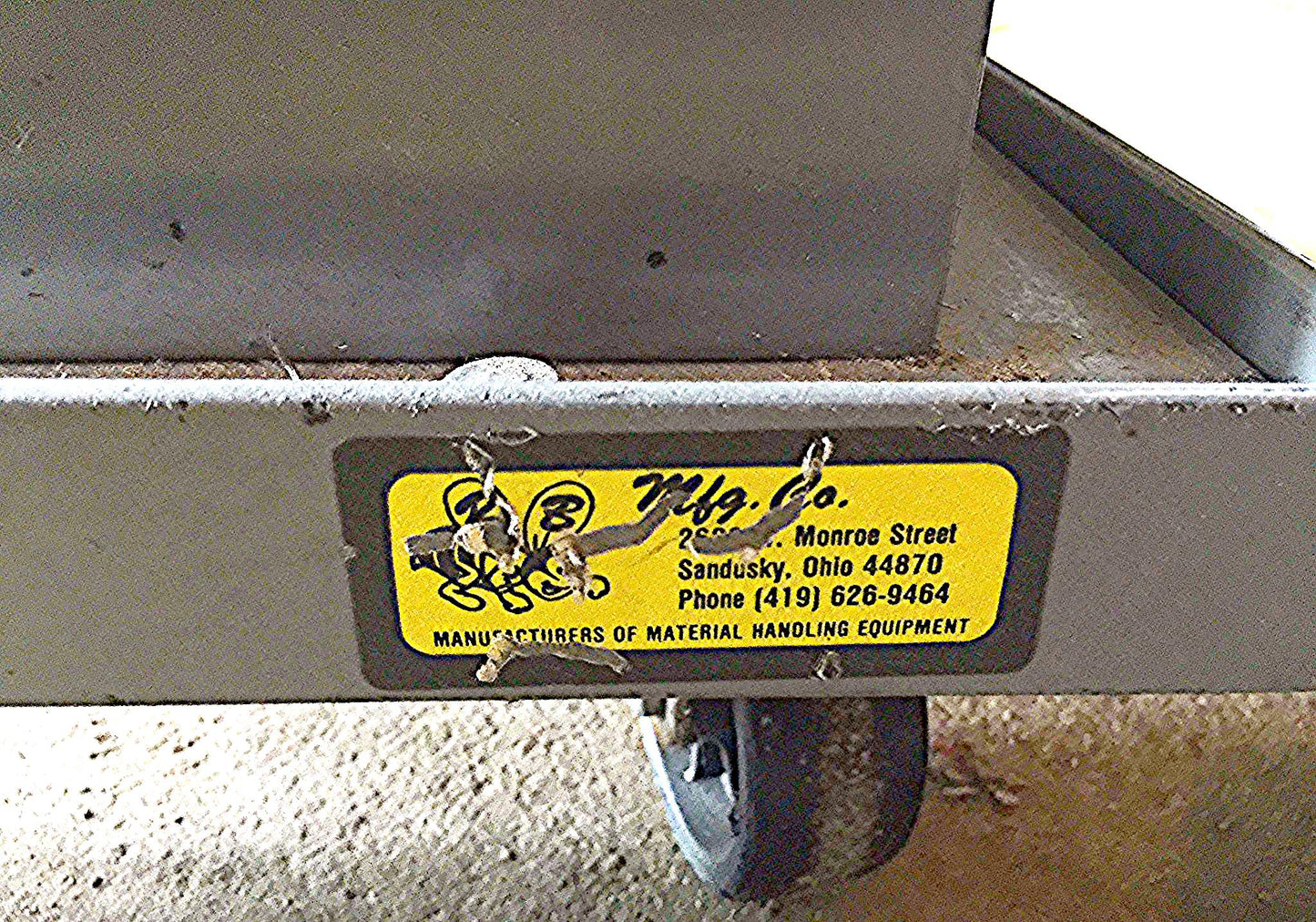 RARE 14" AB MANUFACTURING COLD ROLLING METAL TEMPER MILL EQUALIZER PRESS MACHINE