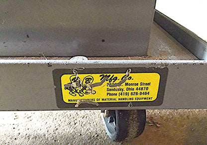 RARE 14" AB MANUFACTURING COLD ROLLING METAL TEMPER MILL EQUALIZER PRESS MACHINE