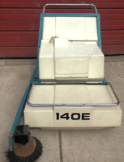TENNANT 140-E NOBLES SCOUT 37B WALK BEHIND AUTO POWER SWEEPER WATCHVIDEOFREESHIP