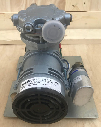 NEW GAST 220Volt LOA-P103-HD OIL LESS ROCKING PISTON .83cfm VACUUM PUMP FREESHIP