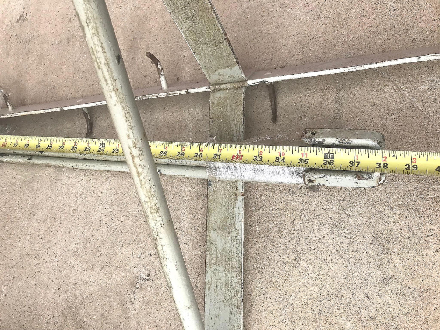 RARE VINTAGE 110"WIDE INDUSTRIAL100%BRASS KITCHEN CEILING POT HOLDER RACK HANGER