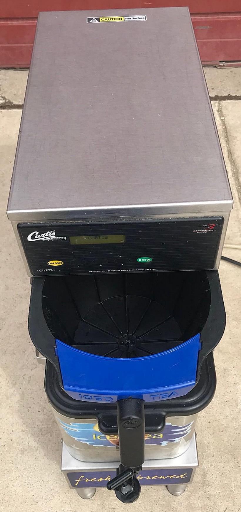 CURTIS PTT310000 ICED 3 GALLON TEA BREWER QUICKBREW PERCULATOR FREE SHIP