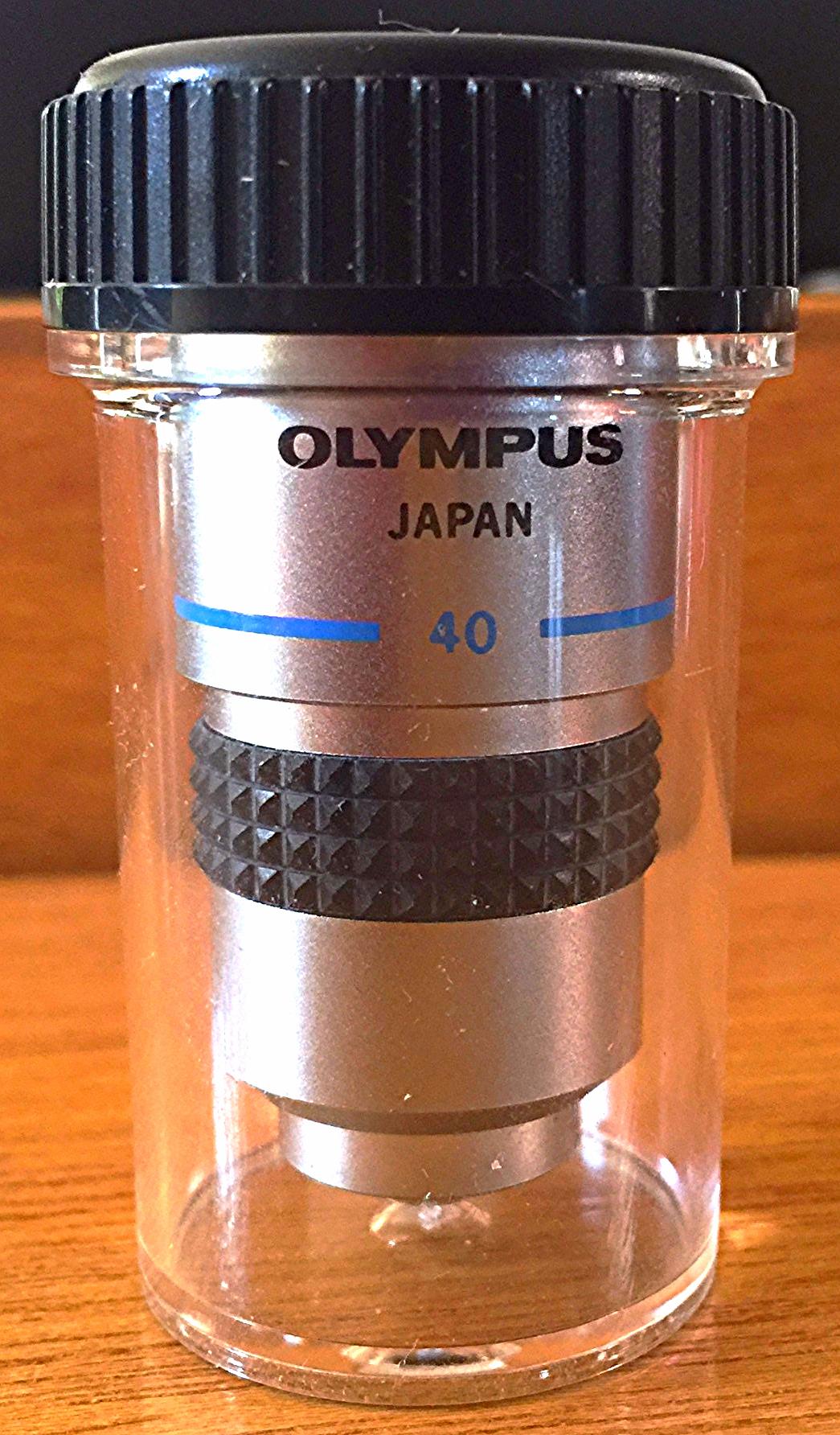 OLYMPUS DPLAN OIL 40 / 0.65 MICROSCOPE OBJECTIVE LENS f160 / 0.17