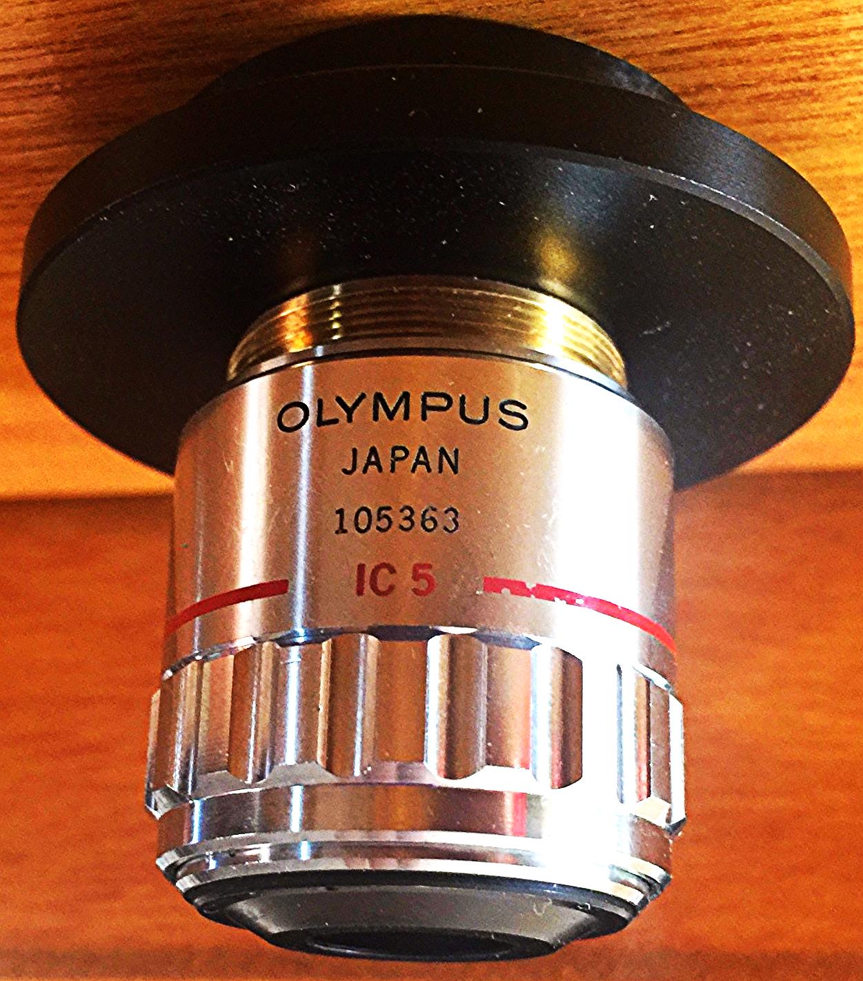 OLYMPUS NEOSPLAN IC 5 / 0.13 MICROSCOPE OBJECTIVE LENS f180 FREE SHIPPING