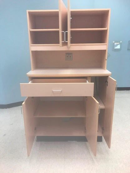 LOT OF SINK LAB DENTAL CLINIC HOSPITAL FURNITURE CABINETRY FREE SHIP WATCH VIDEO