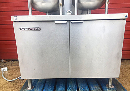 SOUTHBEND GMT-10S-10 TWO 10 QUART KETTLE GAS STEAMER BOILER TILT JACKET STEAM