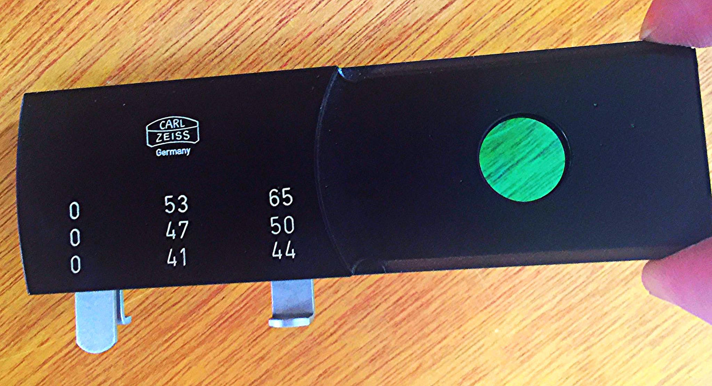 CARL ZEISS SLIDE POLARIZING FILTER MICROSCOPE ALL 3 LENS ES ARE PERFECT FREESHIP