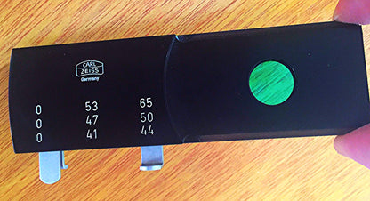 CARL ZEISS SLIDE POLARIZING FILTER MICROSCOPE ALL 3 LENS ES ARE PERFECT FREESHIP