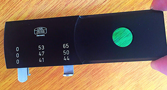 CARL ZEISS SLIDE POLARIZING FILTER MICROSCOPE ALL 3 LENS ES ARE PERFECT FREESHIP