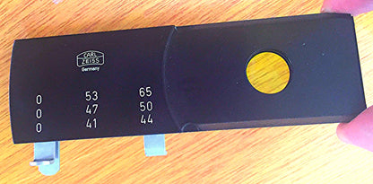 CARL ZEISS SLIDE POLARIZING FILTER MICROSCOPE ALL 3 LENS ES ARE PERFECT FREESHIP