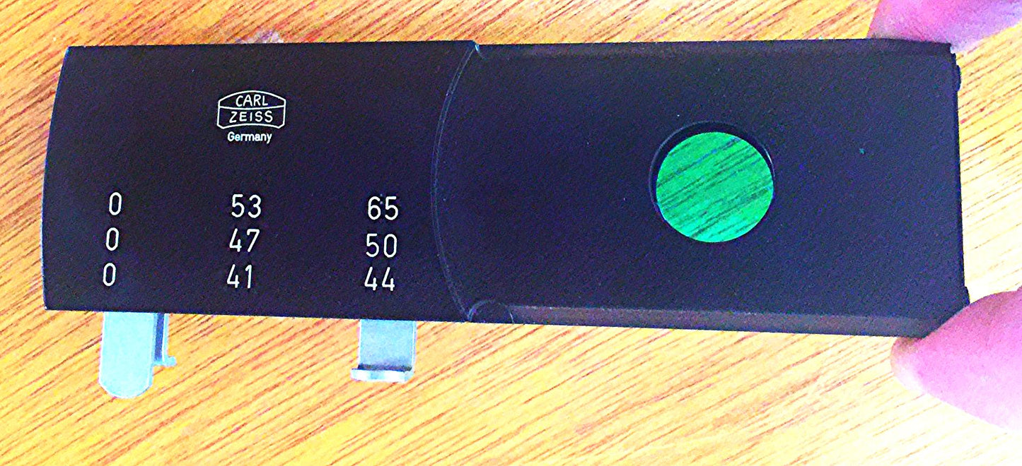 CARL ZEISS SLIDE POLARIZING FILTER MICROSCOPE ALL 3 LENS ES ARE PERFECT FREESHIP