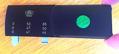 CARL ZEISS SLIDE POLARIZING FILTER MICROSCOPE ALL 3 LENS ES ARE PERFECT FREESHIP