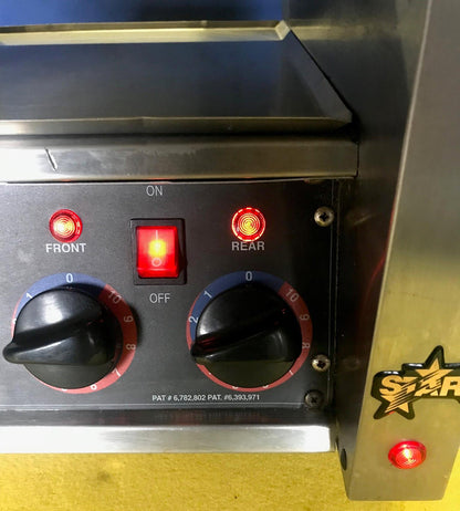 STAR 20C GRIL-MAX SEAL-MAX COMMERCIAL DOUBLE HOT DOG ROLLER MACHINE WATCH VIDEO