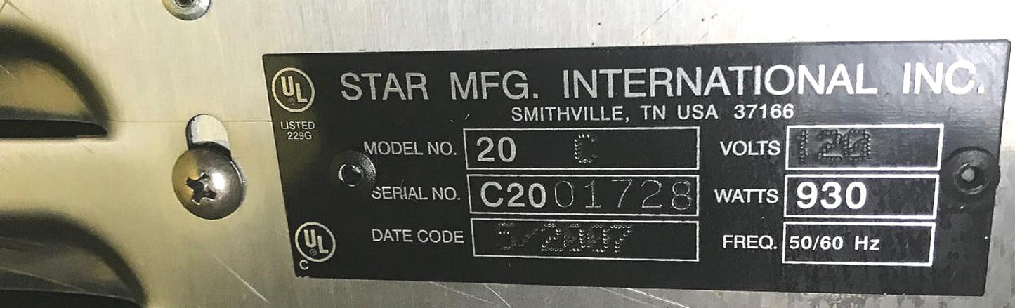 STAR 20C GRIL-MAX SEAL-MAX COMMERCIAL DOUBLE HOT DOG ROLLER MACHINE WATCH VIDEO