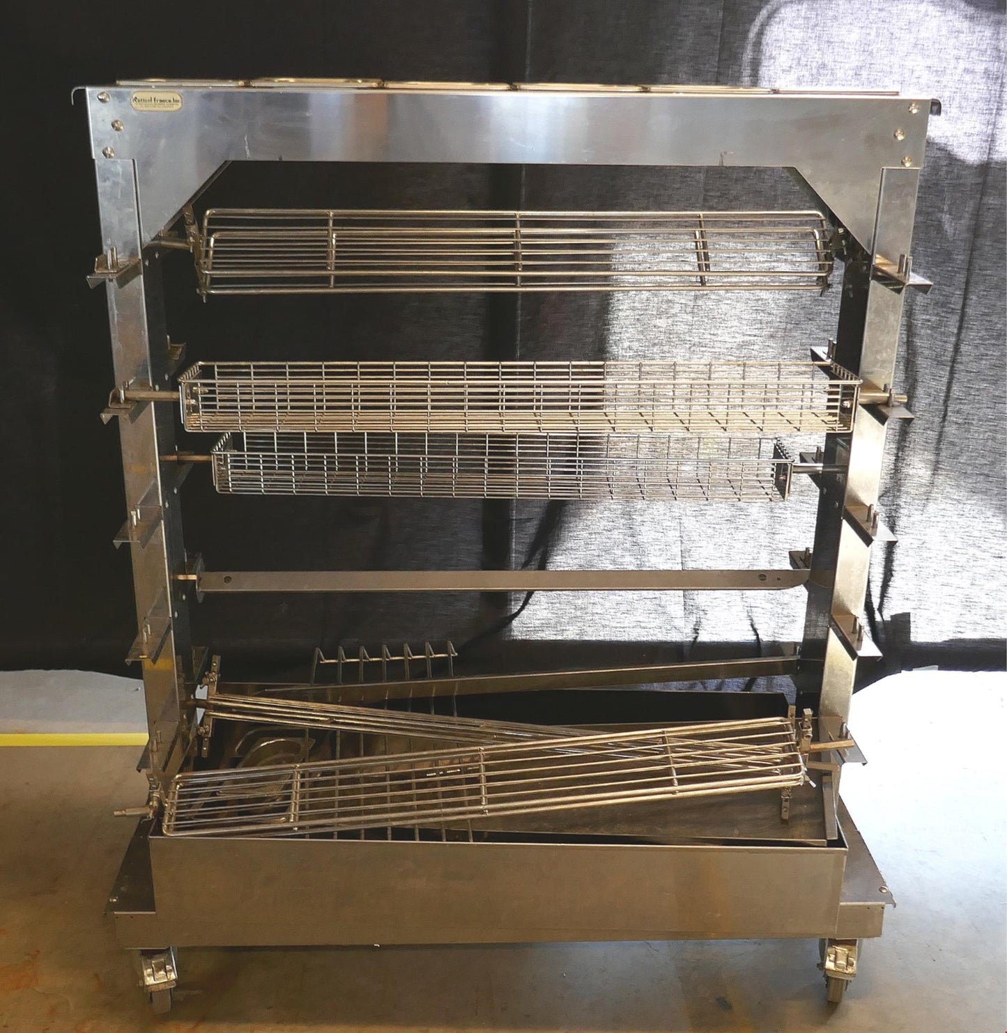 ROTISOL SPIT RACK USA 201375-1400MF for MASTER FLAME 1375 by ROTISSERIE FRANCE