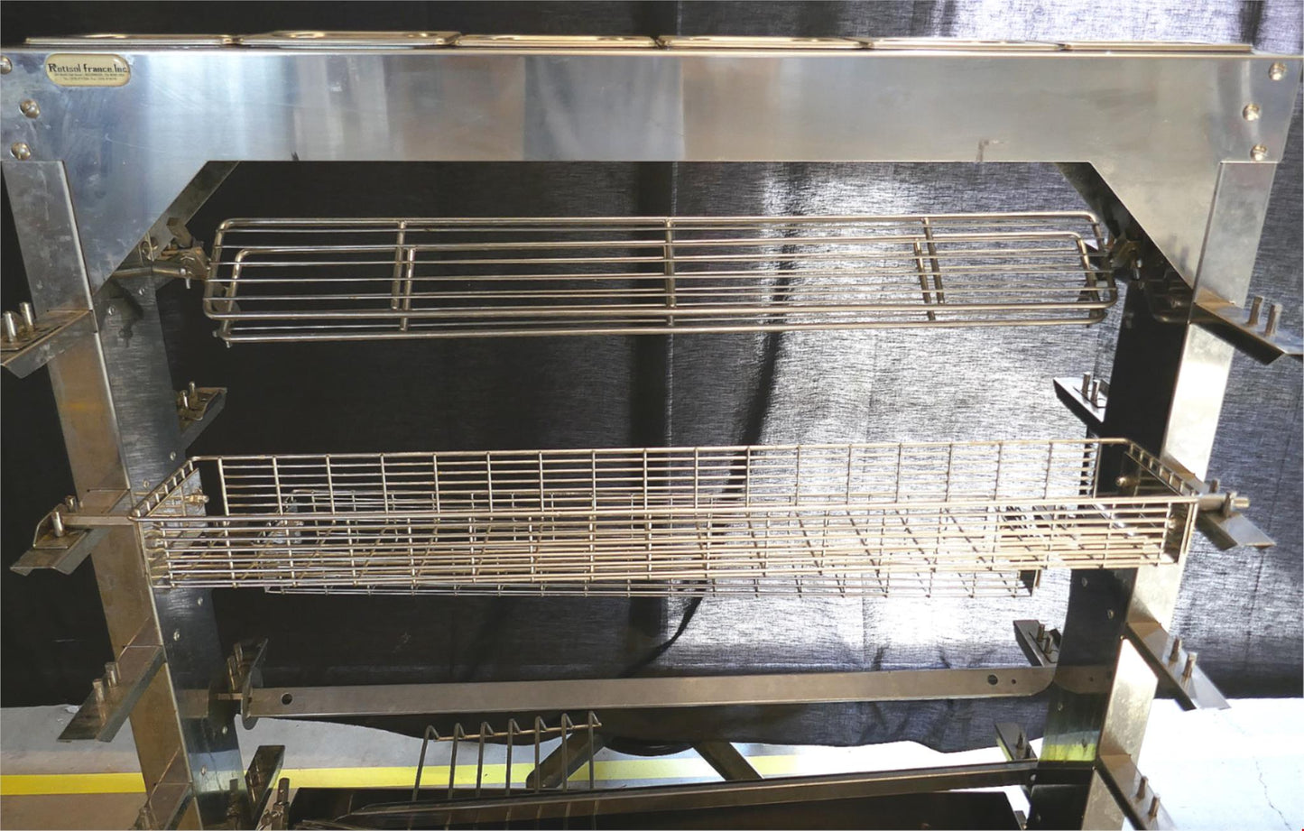 ROTISOL SPIT RACK USA 201375-1400MF for MASTER FLAME 1375 by ROTISSERIE FRANCE