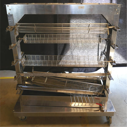 ROTISOL SPIT RACK USA 201375-1400MF for MASTER FLAME 1375 by ROTISSERIE FRANCE