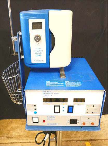 MALIS CMC-III BIPOLAR SYSTEM ELECTROSURGICAL CMC IRRIGATION MODULE 1000 WARRANTY