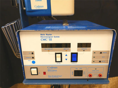 MALIS CMC-III BIPOLAR SYSTEM ELECTROSURGICAL CMC IRRIGATION MODULE 1000 WARRANTY