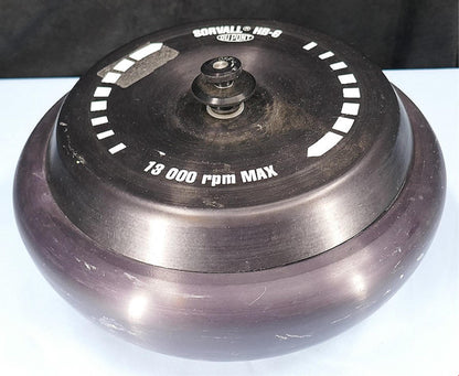 SORVALL HB-6 CENTRIFUGE ROTOR & 6 TUBES for RC-6 PLUS & EVOLUTION RC CENTRIFUGE