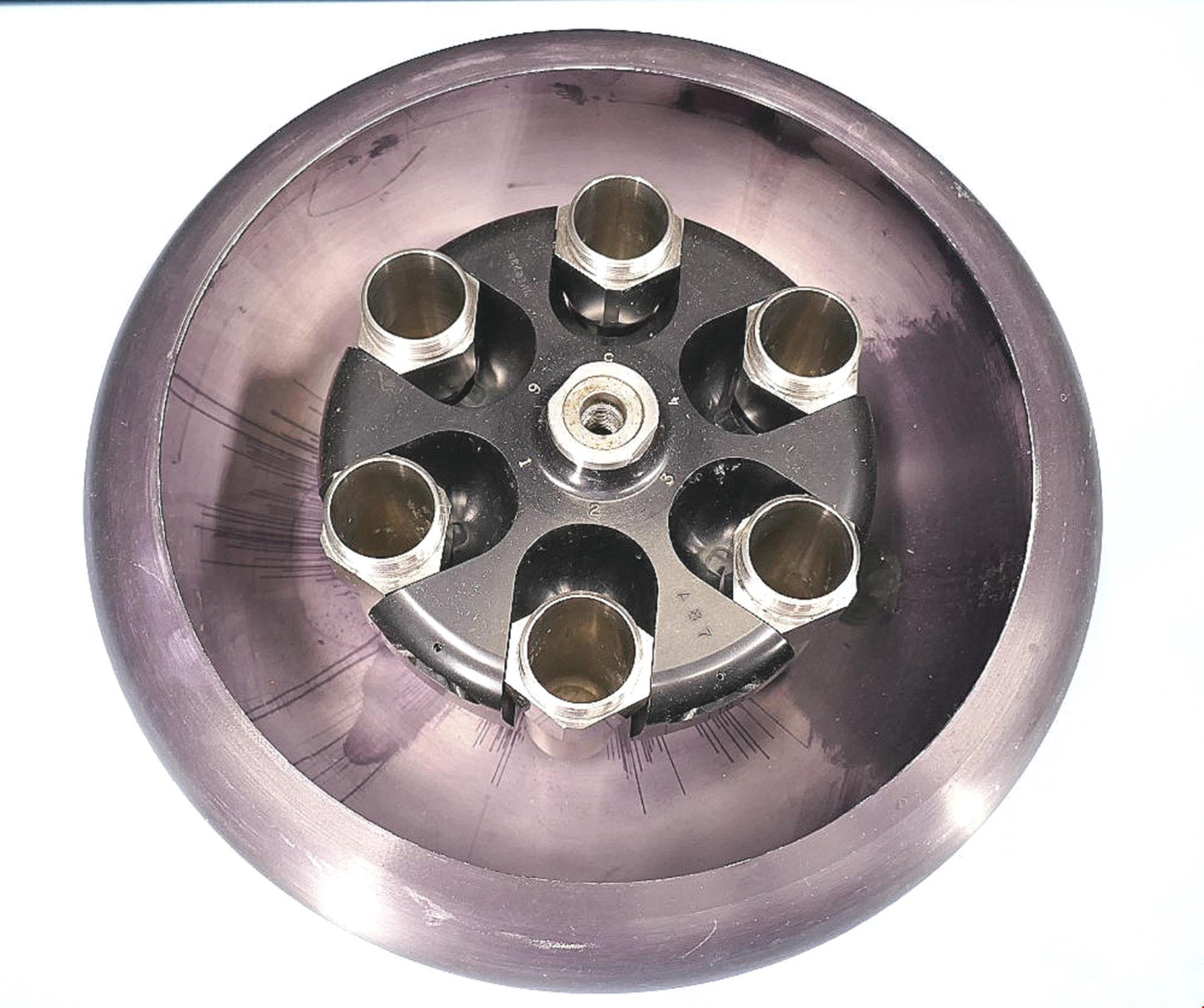 SORVALL HB-6 CENTRIFUGE ROTOR & 6 TUBES for RC-6 PLUS & EVOLUTION RC CENTRIFUGE