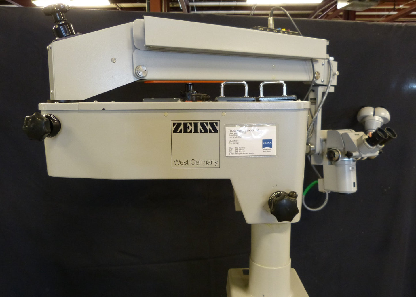 ZEISS OPMI 6-SFC UNIVERSAL SURGICAL MICROSCOPE FOOT PEDAL 90DAYWARRANTY FREESHIP