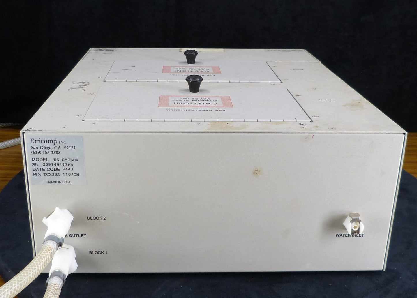 Ericomp DeltaCycler II Twin Block Thermal System FREE SHIP