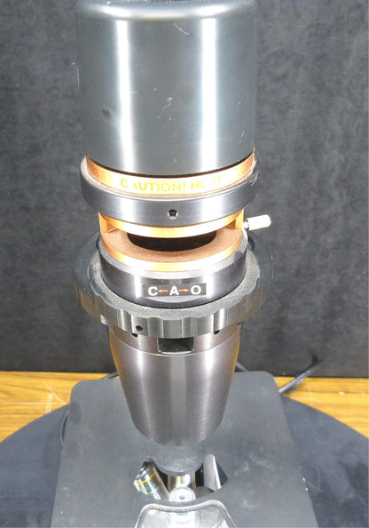 FISHER SCIENTIFIC Cat 12-560-45 MICROMASTER INVERTED PHASE MICROSCOPE FREE SHIP