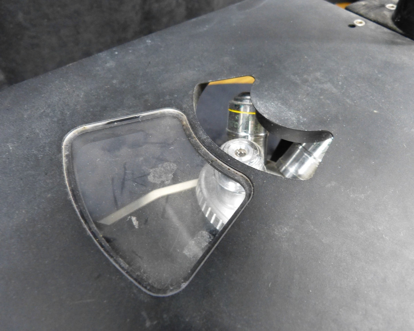 FISHER SCIENTIFIC Cat 12-560-45 MICROMASTER INVERTED PHASE MICROSCOPE FREE SHIP