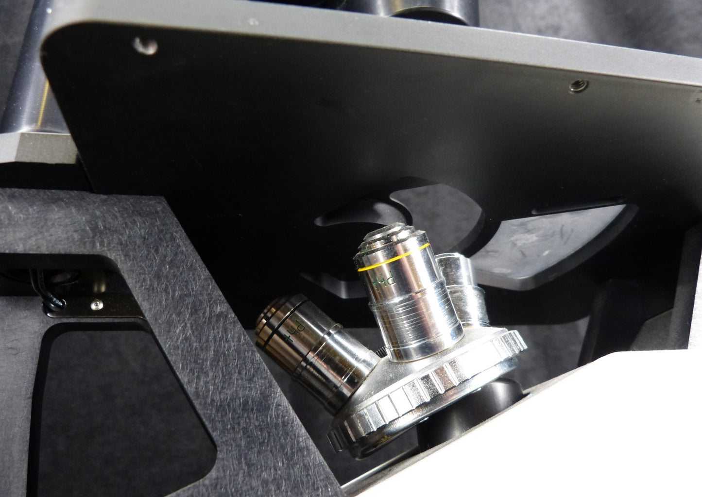 FISHER SCIENTIFIC Cat 12-560-45 MICROMASTER INVERTED PHASE MICROSCOPE FREE SHIP