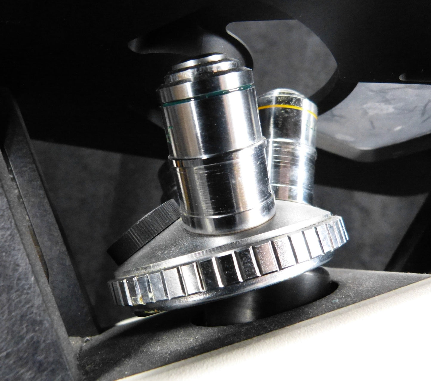 FISHER SCIENTIFIC Cat 12-560-45 MICROMASTER INVERTED PHASE MICROSCOPE FREE SHIP