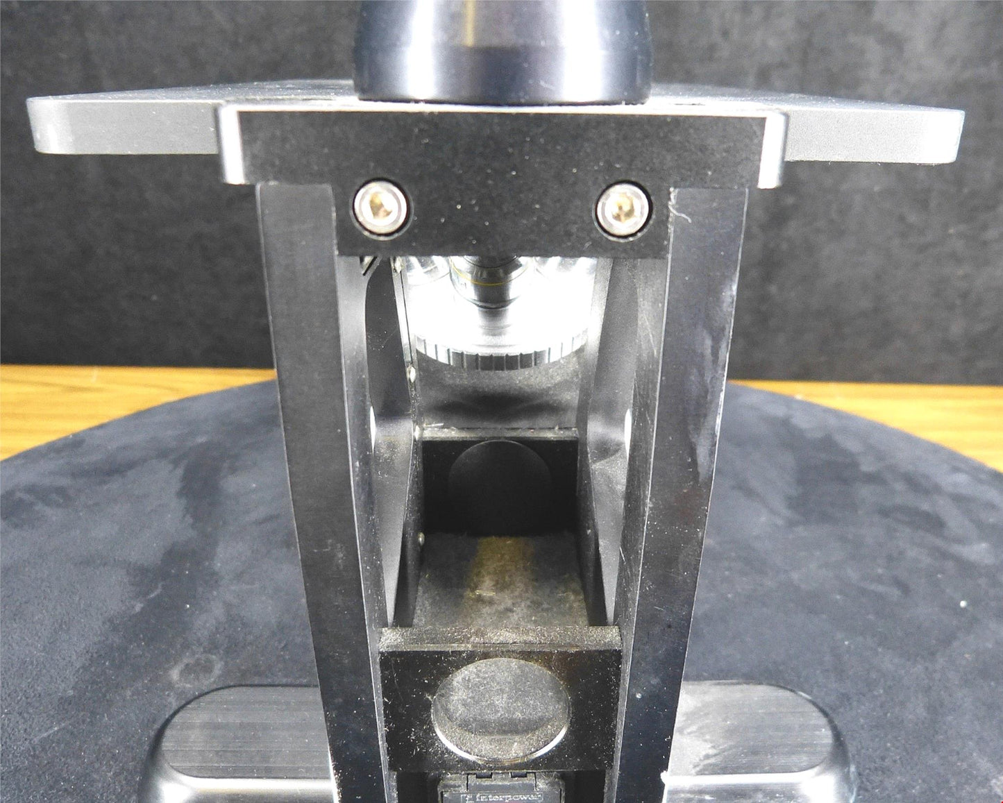 FISHER SCIENTIFIC Cat 12-560-45 MICROMASTER INVERTED PHASE MICROSCOPE FREE SHIP