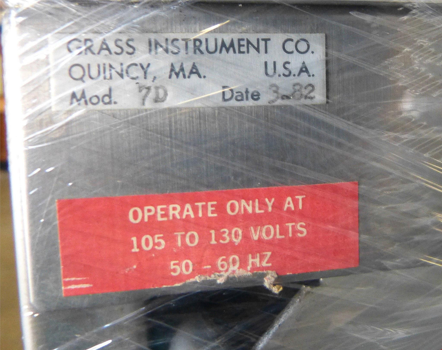 VINTAGE GRASS ® 7DA POLYGRAPH LIE DETECTOR MACHINE & EXTRA ACCESSORIES FREE SHIP