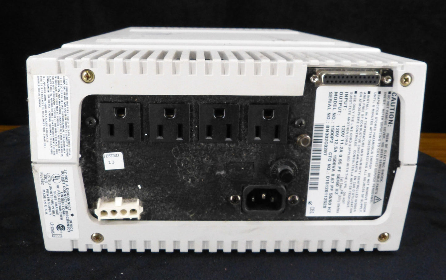 POWERWARE PRESTIGE EXT UPS 1050W 1500VA 1 PH FREE SHIP