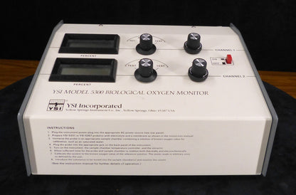 YSI Model 5300 Biological Oxygen Monitor 110-120V 0.12A 60Hz90-DAY-WARRANTY