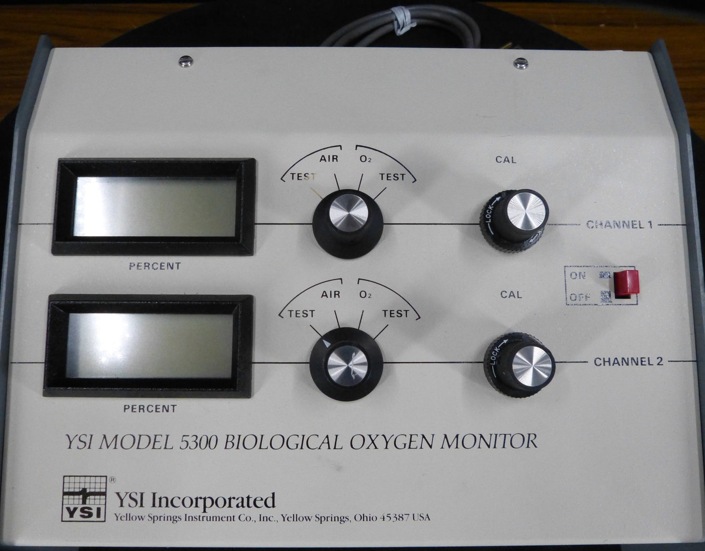 YSI Model 5300 Biological Oxygen Monitor 110-120V 0.12A 60Hz90-DAY-WARRANTY