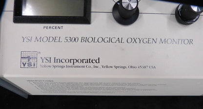 YSI Model 5300 Biological Oxygen Monitor 110-120V 0.12A 60Hz90-DAY-WARRANTY