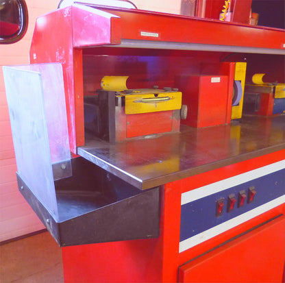 GUSPRO BR943XF BLADE MASTER TRIPLE HEAD PRO SKATE SHARPENER WATCH VIDEO FREESHIP