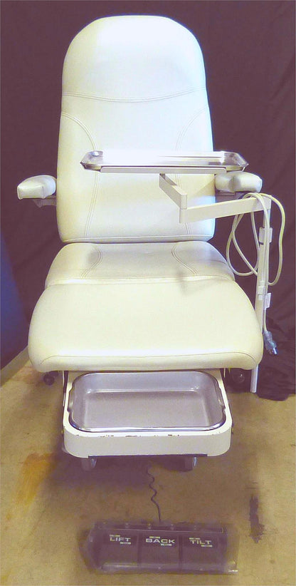 MTI 527-115 PODIATRY SURGICAL POWER EXAM CHAIR FOOT REMOTE WATCH VIDEO FREE SHIP