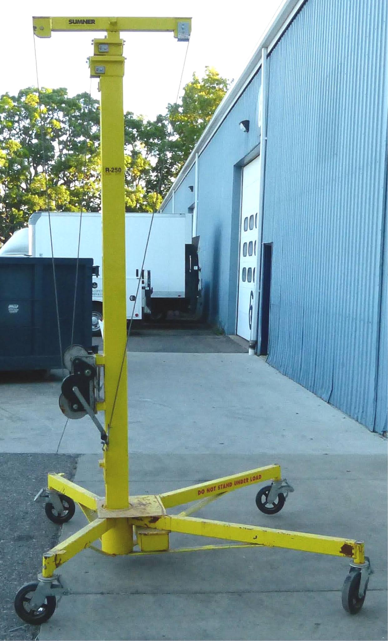 SUMNER R-250 25Feet ROUST-A-BOUT 1.500Pound PIPE & MATERIAL LIFT FREE-SHIPPING