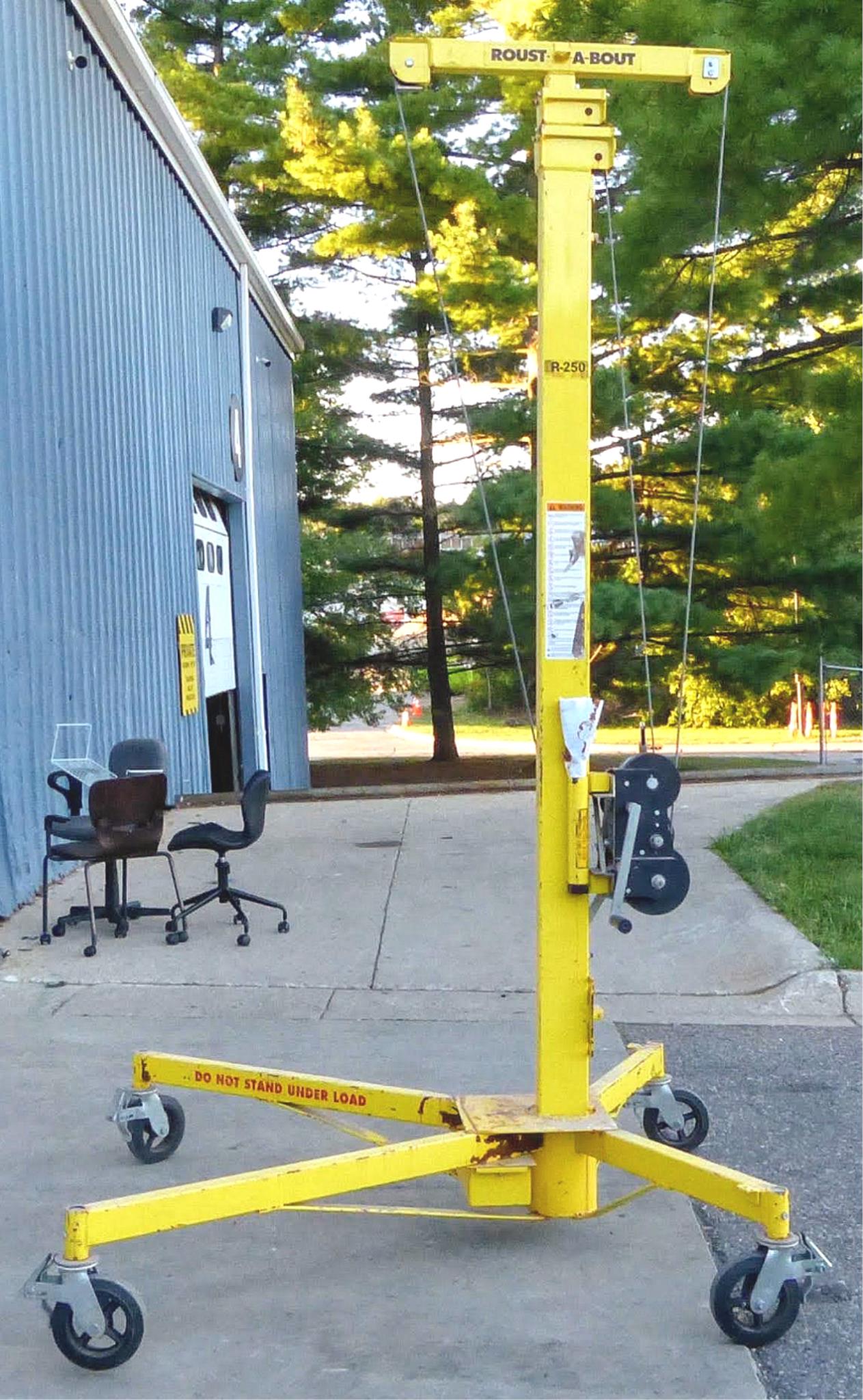 SUMNER R-250 25Feet ROUST-A-BOUT 1.500Pound PIPE & MATERIAL LIFT FREE-SHIPPING