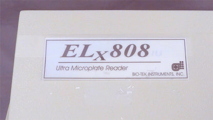 BIOTEK ELX808-IU ULTRA 96-WELL ABSORBANCE MICROPLATE READER MANUAL FREE SHIP