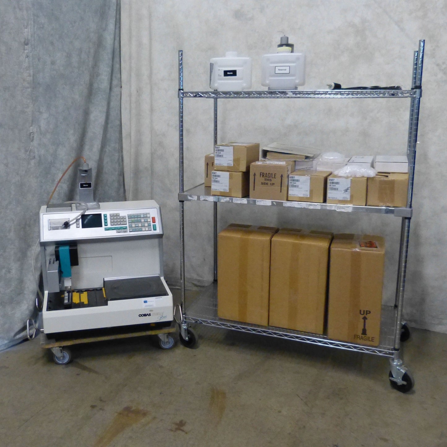 ROCHE COBAS MIRA PLUS CHEMICAL ANALYZER + BONUS CONSUMABLES WATCH VIDEO FREESHI