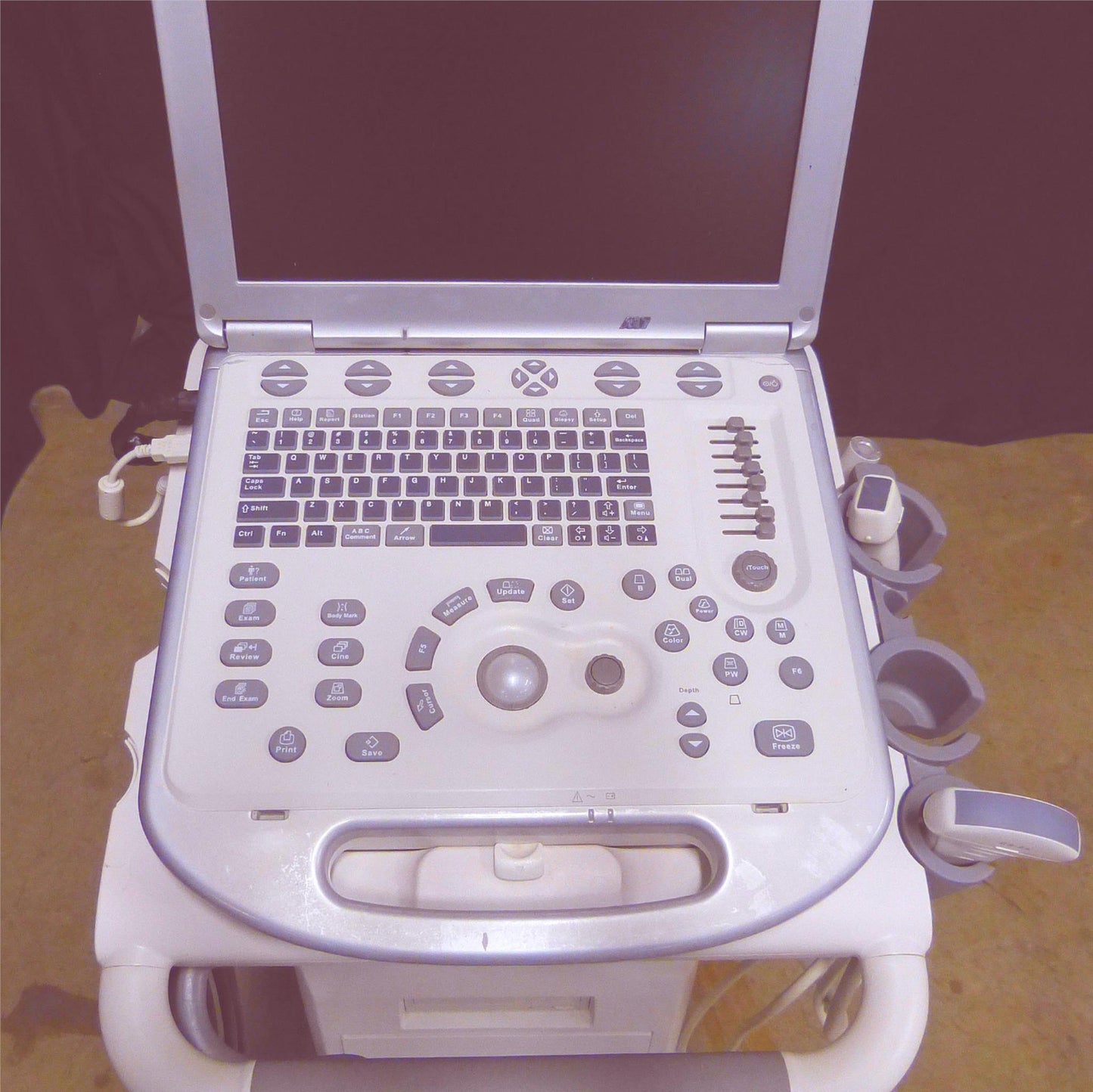 WARRANTY MINDRAY M7 ULTRASOUND w/ C5-2S & P4-2S TRANSDUCERs & M300 CART FREESHIP
