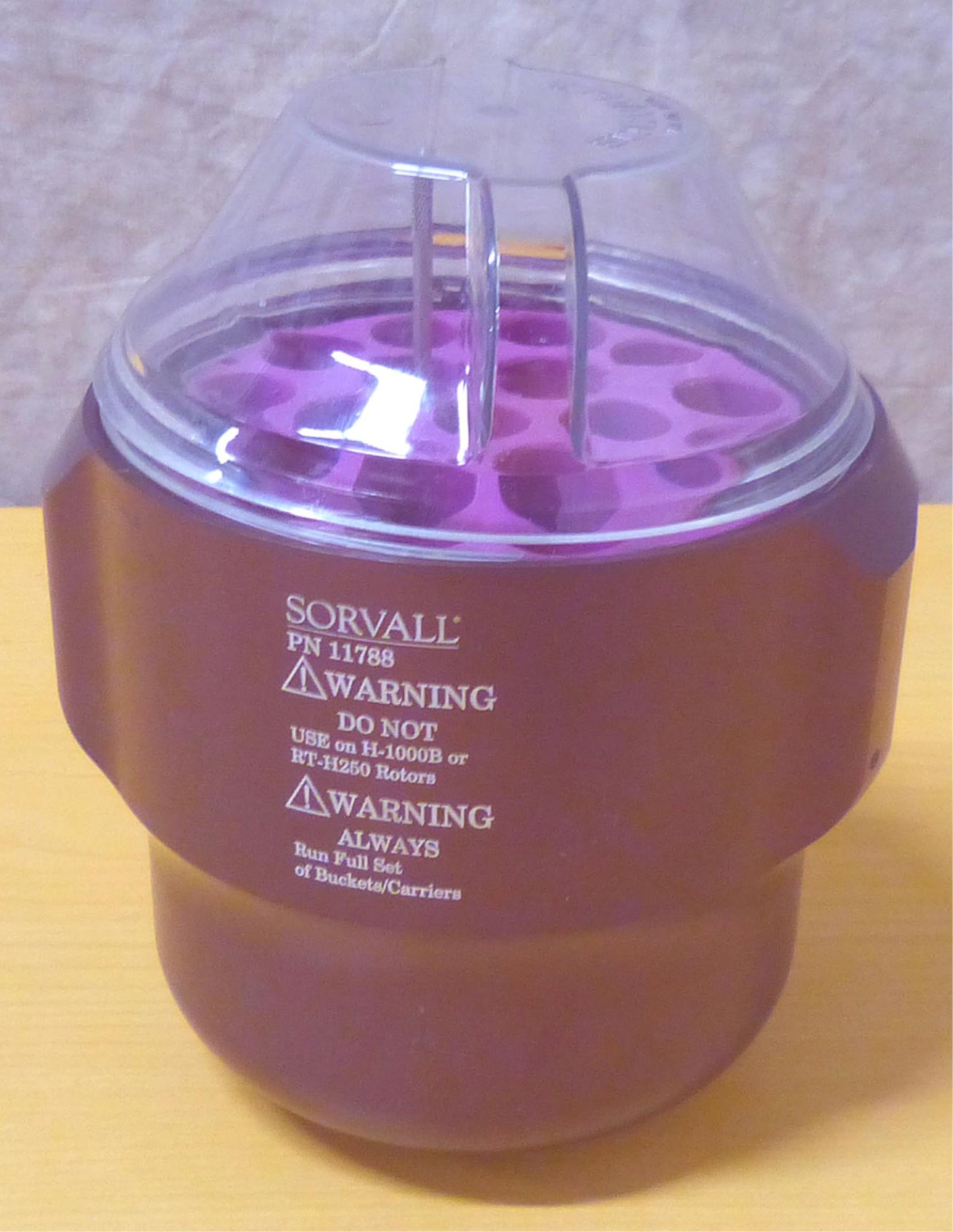 SORVALL SH3000 ROTOR Two 11788 Lid + 11779 BUCKET INSERTS RC5 CENTRIFUGE SERIES