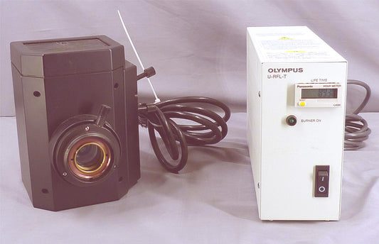 OLYMPUS U-RFL-T POWER SUPPLY and U-LH100HGAPO FLUORESCENCE LIGHT SOURCE FREESHIP